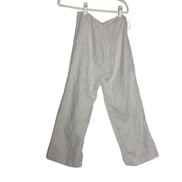 Reformation Scarlett Linen Cream Two Piece Set Size 8 - Picture 15 of 16